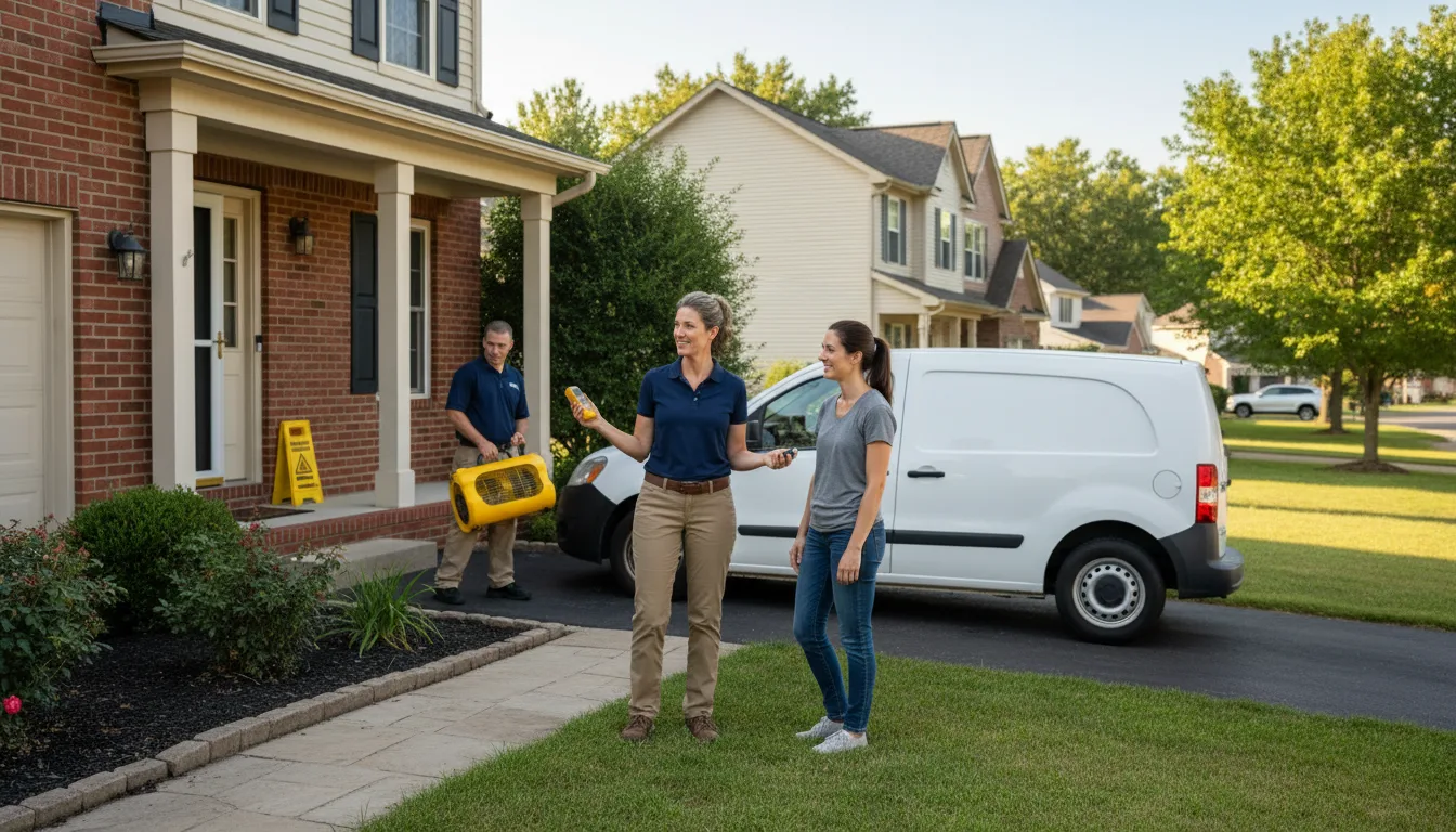 Residential water damage restoration in Wheatland, ND